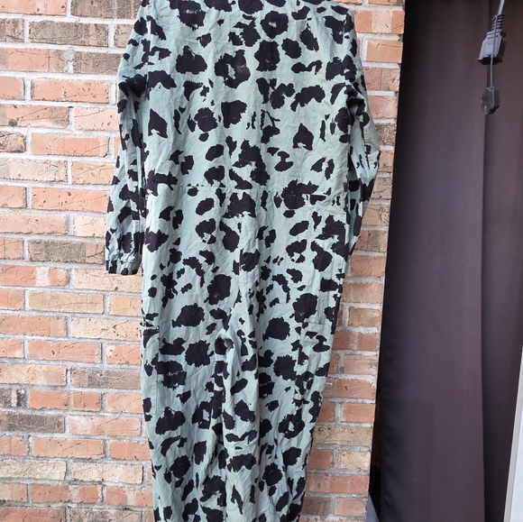 ASOS Black and Green Long Sleeve Jumpsuit - Picture 3 of 5